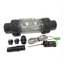 Pack Dosing Pump Bayrol Automatic Cl/pH + Kit Smart & Easy Connector Flow + Kit Temperature Probe + Control level