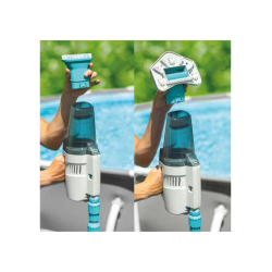 Pool Cleaner Manual Battery INTEX zr200 with Telescopic Pole up to 280cm