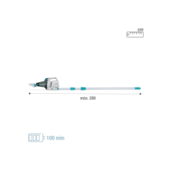 Pool Cleaner Manual Battery INTEX zr200 with Telescopic Pole up to 280cm