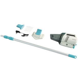 Pool Cleaner Manual Battery INTEX zr200 with Telescopic Pole up to 280cm