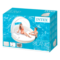 Colchoneta isla hinchable Intex Canopy 58292EU