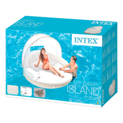 Colchoneta isla inflatable Intex Canopy 58292EU