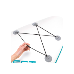 Stand-Up Paddleboard Inflatable INTEX Máx. 90 kg with Remo, Hinchador and Mochila 244x76cm