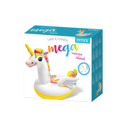 Unicornio Hinchable Intex 163x251x145 cm. 2 Personas Máx. 200 Kg