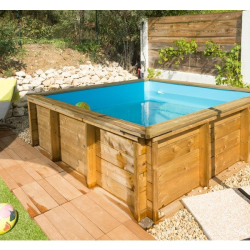 Piscina de Madera BWT Tropic Junior 226 x 226 x 68 cm