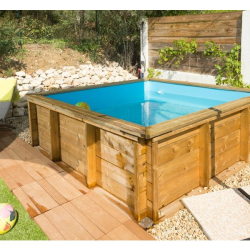 Pool Madera BWT Tropic Junior 226 x 226 x 68 cm
