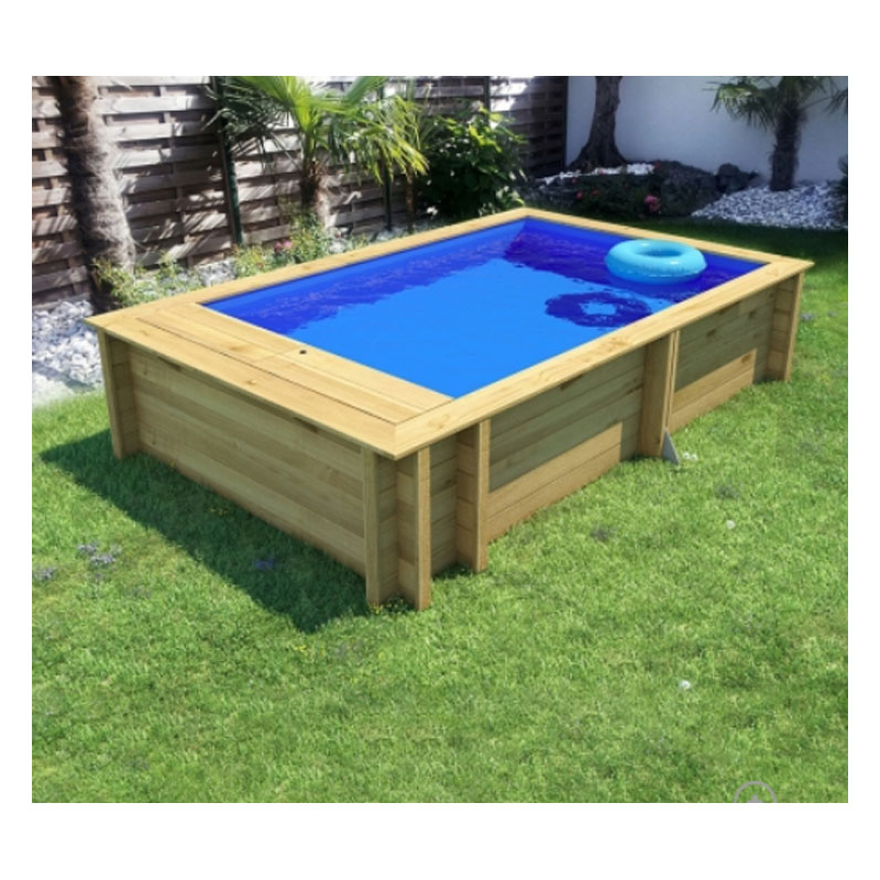 Piscina de madera BWT Box Junior 374 x 237 x 76 cm