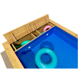 Pool madera BWT Box Junior 374 x 237 x 76 cm