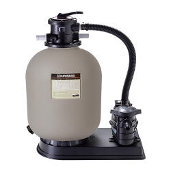 Filtration Kit Pool with Filter Hayward Ø350 5m3/h + Pump Powerflo Ii 0,25 Cv