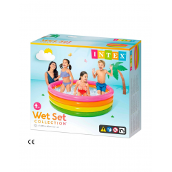 Pool Infantil Inflatable INTEX 4 colours 168x46cm 56441np