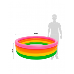 Pool Infantil Inflatable INTEX 4 colours 168x46cm 56441np