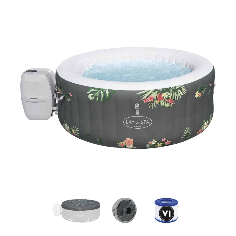 Spa de Hidromasaje Hinchable Lay-Z-Spa Aruba AirJet Bestway 170x66cm para 2-3 personas