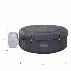 Spa Hidromasaje Inflatable Lay-z-spa Havana Airjet Bestway 180x66cm for 2-4 Personas with App