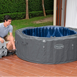 Spa de Hidromasaje Hinchable Lay-Z-Spa Santorini HydroJet Pro Bestway 216x80cm para 5-7 personas