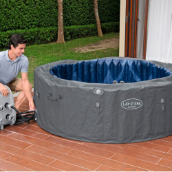 Spa Hidromasaje Inflatable Lay-z-spa Santorini Hydrojet Pro Bestway 216x80cm for 5-7 Personas