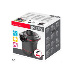Hinchador Electrical INTEX Quick-fill with nozzles for Coche 12v