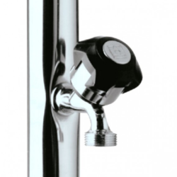 Pool shower AstralPool with spray head telephone-style and foot wash tap