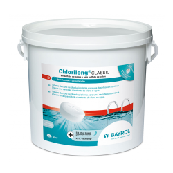 Cloro Lento Chlorilong CLASSIC Tabletas 250gr Bayrol 5 Kg