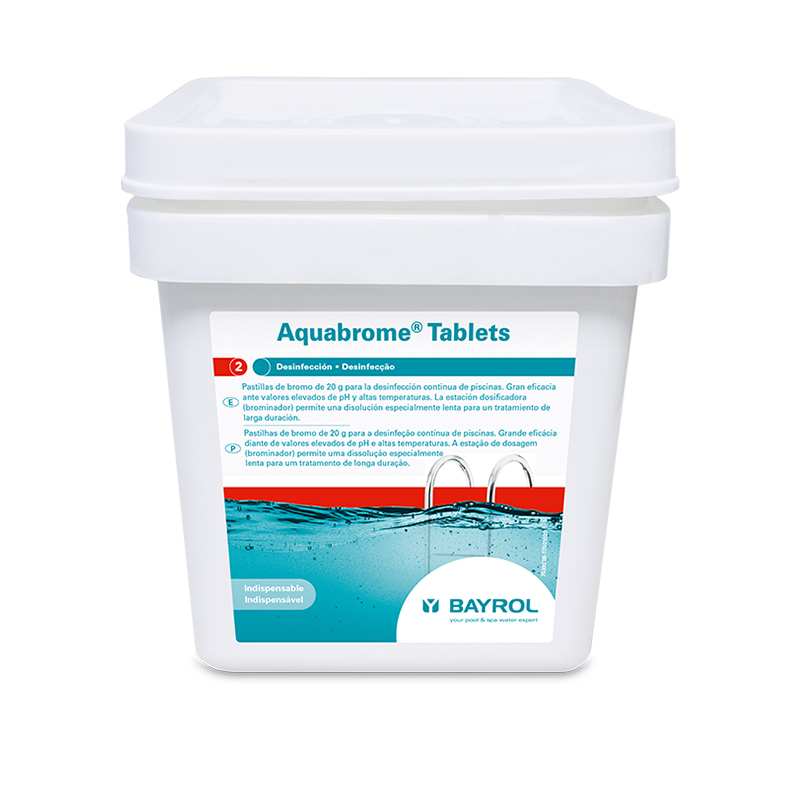 Bromo en Tabletas 20gr Aquabrome Bayrol 5 Kg