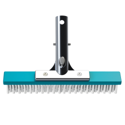 Brush steel Stainless Steel. Bayrol for Paredes with Trasera Aluminium 25cm