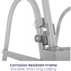 Escalera para piscinas desmontables Bestway 107 cm