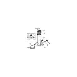 Dosificador de cloro Solido y Bromo QP Off Line (By-pass) 1 kg