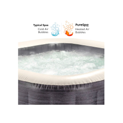 Spa hinchable Intex Purespa Greystone Deluxe Burbujas 239x239x71cm 28452EX