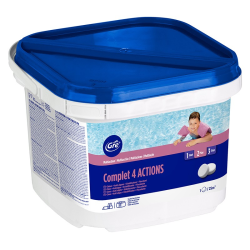 Cloro Multifunción Gre 4 Acciones Tabletas 250g Gre 10 Kg