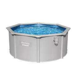 Detachable swimming pool Bestway Hydrium white veneer finish