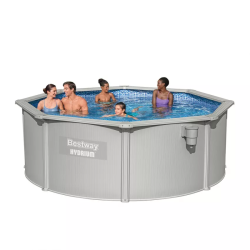 Pool Bestway Hydrium removable Acero Redonda 360 x 120 cm with filter unit