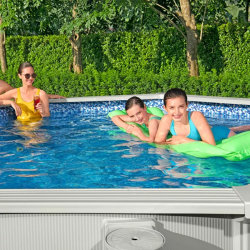Pool Bestway Hydrium removable Acero Redonda 360 x 120 cm with filter unit