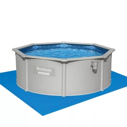 Pool Bestway Hydrium removable Acero Redonda 360 x 120 cm with filter unit