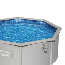 Piscina Bestway Hydrium desmontable de Acero Redonda 360 x 120 cm con depuradora