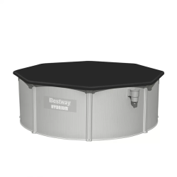 Pool Bestway Hydrium removable Acero Redonda 360 x 120 cm with filter unit