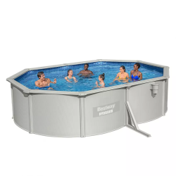 Pool Bestway Hydrium removable acero Ovalada 500 x 360 x 120 cm with filter unit