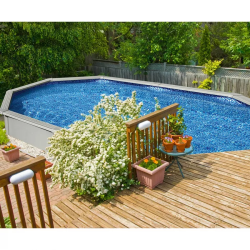 Piscina Bestway Hydrium desmontable de acero Ovalada 500 x 360 x 120 cm con depuradora