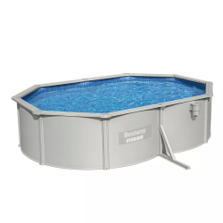 Pool Bestway Hydrium removable acero Ovalada 500 x 360 x 120 cm with filter unit