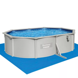 Pool Bestway Hydrium removable acero Ovalada 500 x 360 x 120 cm with filter unit