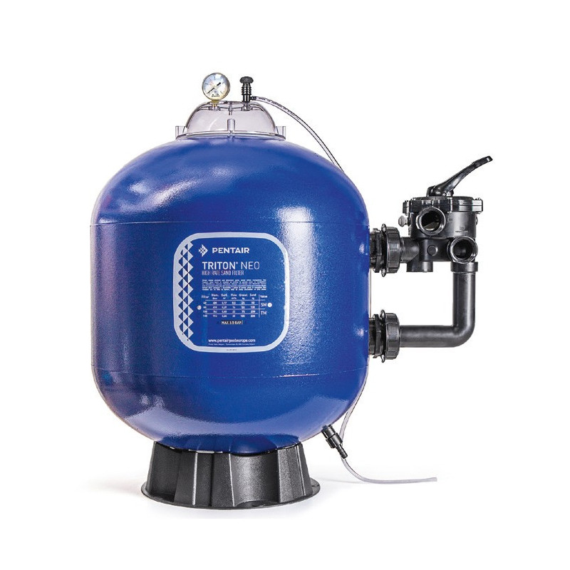 Filtro de piscina Pentair Neo Clear Pro con Válvula Lateral Ø 480 - Salidas 1½'' 8,5 m3/h Filtro de piscina Pentair Neo Clear Pro con Válvula Lateral Ø 480 - Salidas 1½'' 8,5 m3/h