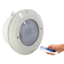 Lampara with Nicho completo LED PAR56 RGB 1100 lm LumiPlus Essential AstralPool with Mando for pool prefab