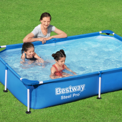 Piscina Bestway Steel Pro 221 x 150 x 43 cm sin Depuradora