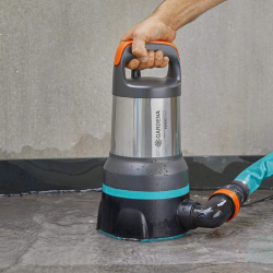 Pump Sumergible 2en1 GARDENA for Aguas Limpias and Sucias (550 W and 860 W)