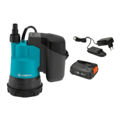 Pump Sumergible Gardena Aguas Limpias a Battery 2000 L/h