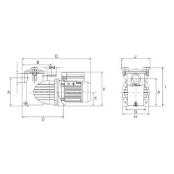 SACI Pool Pump optimum Single-phase