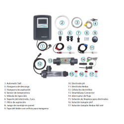 Salt Water Chlorinator Bayrol Automatic Salt as7 23 G/h with WiFi