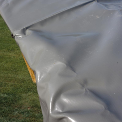 Cover invierno GRE for pool ovalada Vermela 7, 12 x 5, 12 m