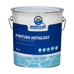 Pintura Blue for Pool Quimicamp 5 kg with Antialgas Clorocaucho
