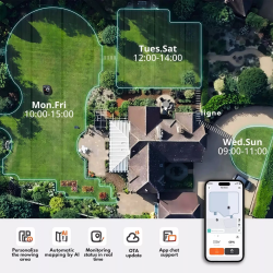 Robot Cortacésped SEGWAY Navimow GPS i105E para superficies hasta 500 m²