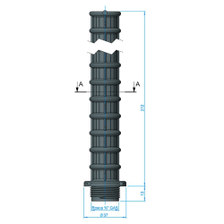 Brazo Manifold ¾" 225 mm AstralPool 4404300712 (includes 2 units)