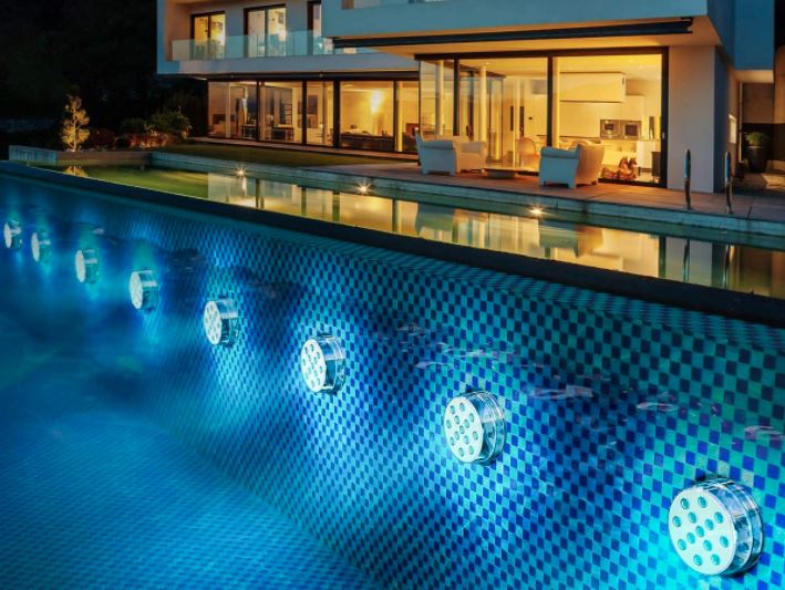 Piscina con Luces LED 